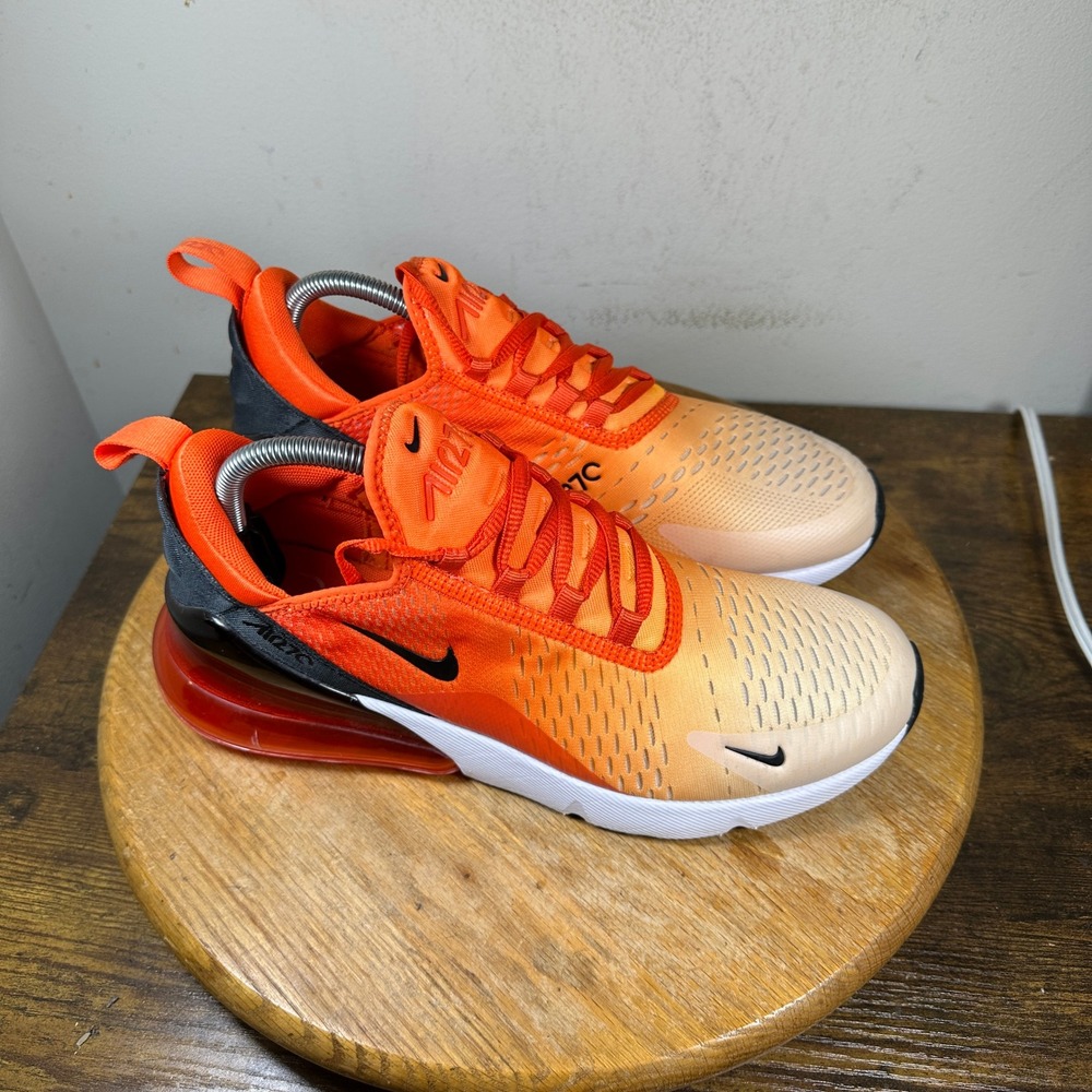 Nike Air Max 270 Orange Juice Gradient Women Running Shoes DQ8585-801 Size 10.5